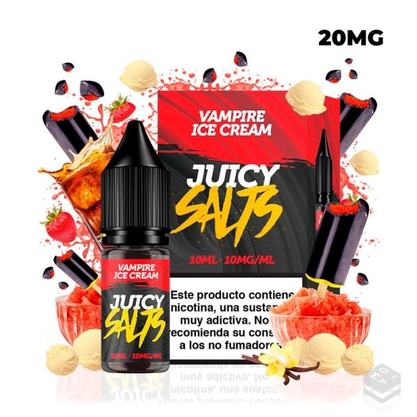 VAMPIRE ICE CREAM 10ML JUICY SALTS VAPE