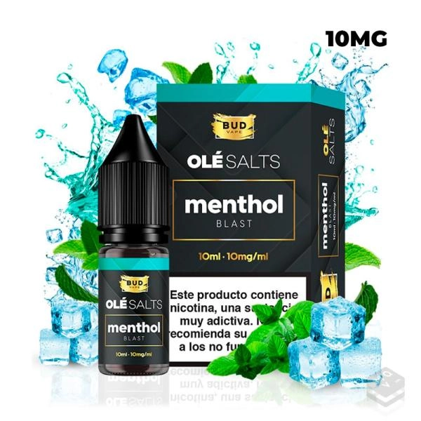 OLÉ SALTS MENTHOL BLAST 10ML BY BUD VAPE OLÉ