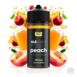 JUICY PEACH OLÉ JUICE BY BUD VAPE 100ML VAPE