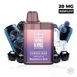 DISPOSABLE POD MAX BOX BLACKBERRY BULL 20MG AROMA KING