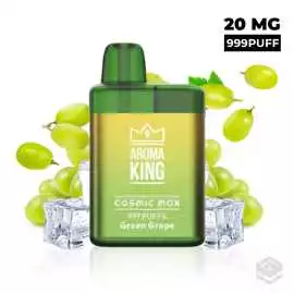 DISPOSABLE POD MAX BOX GREEN GRAPE 20MG AROMA KING