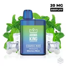 VAPER DESECHABLE AROMA KING COSMIC MAX BOX MENTOS MINT 20MG