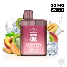 VAPER DESECHABLE AROMA KING COSMIC MAX BOX PEACH KIWI HONEYDEW 20MG