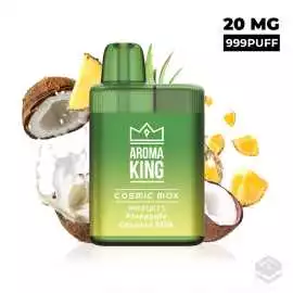 DISPOSABLE POD MAX BOX PINEAPPLE COCONUT MILK 20MG AROMA KING