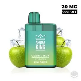 DISPOSABLE POD MAX BOX SOUR APPLE 20MG AROMA KING