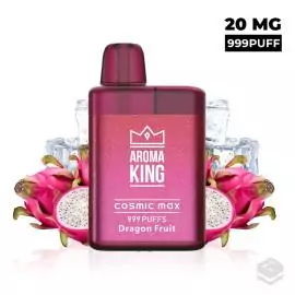 VAPER DESECHABLE AROMA KING COSMIC MAX BOX DRAGON FRUIT 20MG