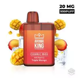 VAPER DESECHABLE AROMA KING COSMIC MAX BOX TRIPLE MANGO 20MG