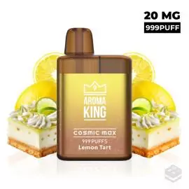 VAPER DESECHABLE AROMA KING COSMIC MAX BOX LEMON TART 20MG