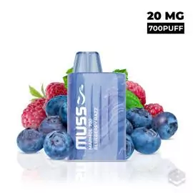 VAPER DESECHABLE MUSS MARMOL 700 BLUEBERRY RAZZ 20MG