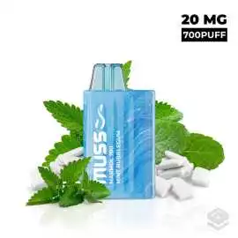 DISPOSABLE POD MARMOL 700 MINT BUBBLEGUM 20MG DE MUSS