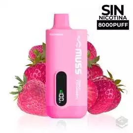 DISPOSABLE POD TECH 8000 TRIPLE STRAWBERRY 0MG DE MUSS