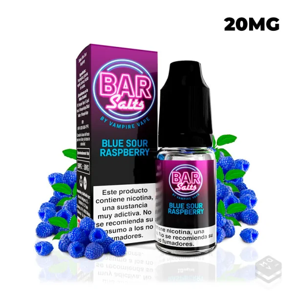 SALES DE NICOTINA BLUE SOUR RASPBERRY BY VAMPIRE VAPE 10ML