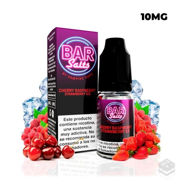 CHERRY RASPBERRY STRAWBERRY ICE NIC SALT BY VAMPIRE VAPE 10ML