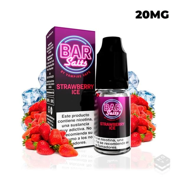 STRAWBERRY ICE NIC SALT BY VAMPIRE VAPE 10ML