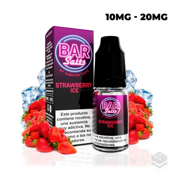 STRAWBERRY ICE NIC SALT BY VAMPIRE VAPE 10ML