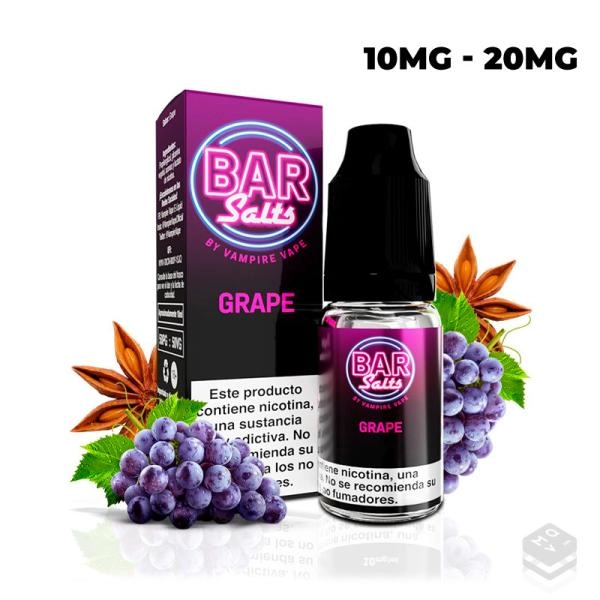 SALES DE NICOTINA GRAPE BY VAMPIRE VAPE 10ML