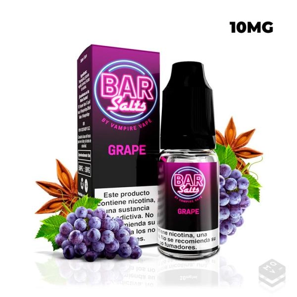 SALES DE NICOTINA GRAPE BY VAMPIRE VAPE 10ML