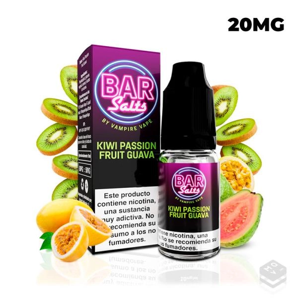 KIWI PASSION FRUIT GUAVA NIC SALT BY VAMPIRE VAPE 10ML