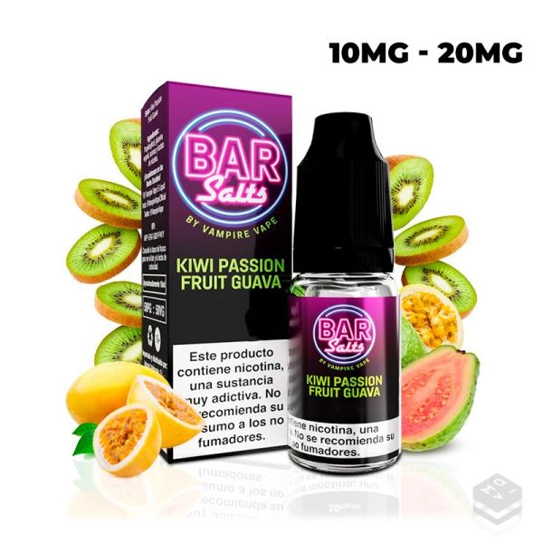 KIWI PASSION FRUIT GUAVA NIC SALT BY VAMPIRE VAPE 10ML