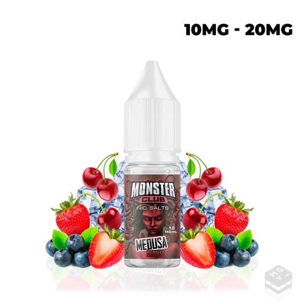 SALES DE NICOTINA MEDUSA BERRIES MONSTER CLUB 10ML