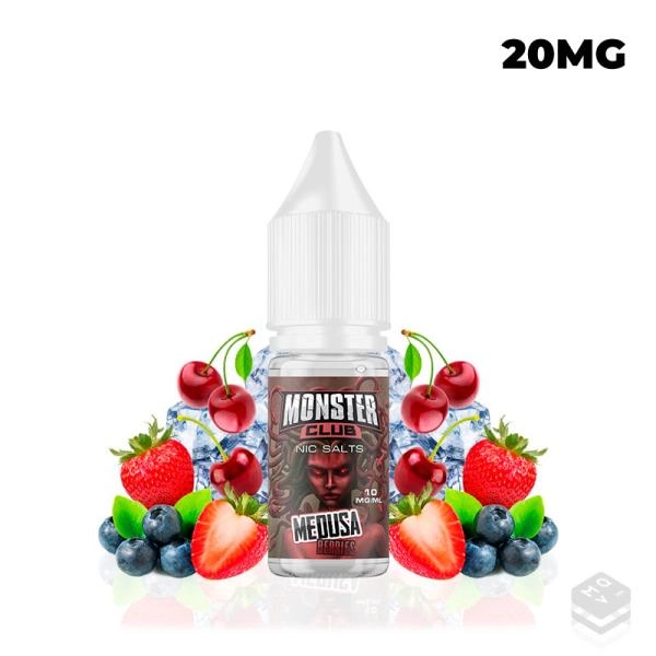 MEDUSA BERRIES NICOTINE SALTS MONSTER CLUB 10ML