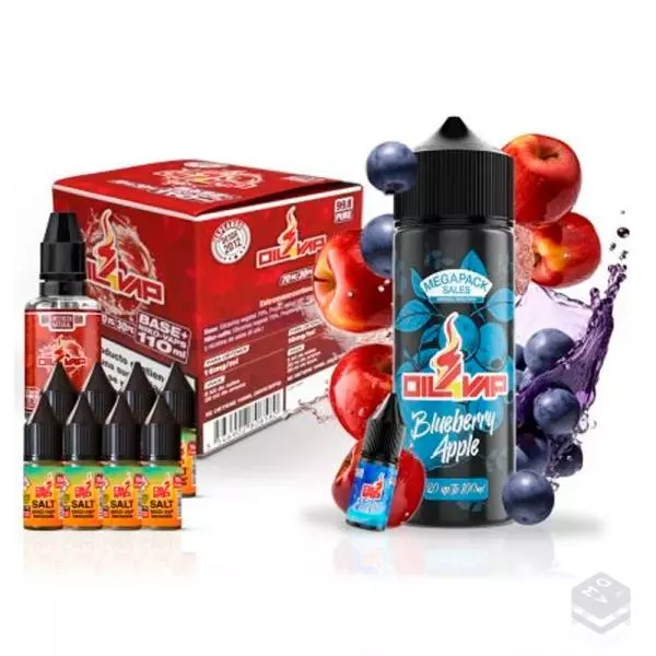 MEGAPACK DE SALES BLUEBERRY APPLE OIL4VAP