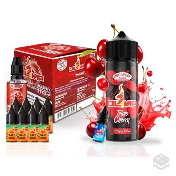 MEGAPACK DE SALES TRIPLE CHERRY OIL4VAP