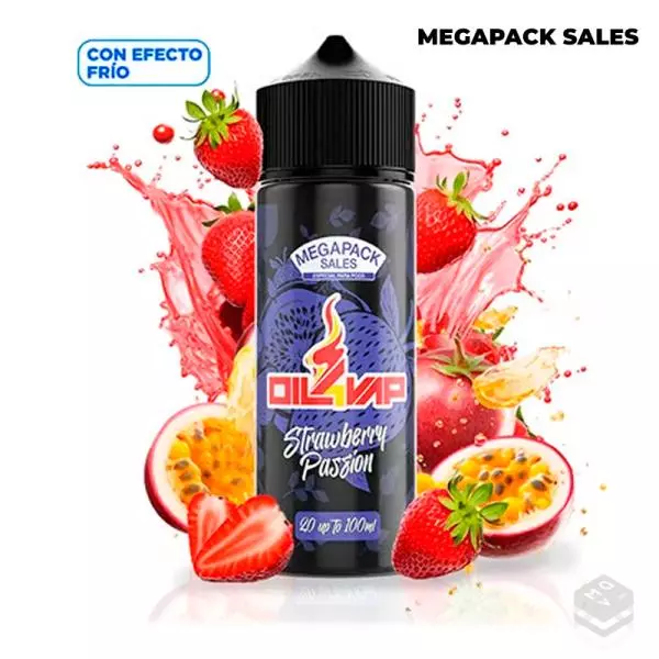 MEGAPACK NICOTINE SALTS STRAWBERRY PASSION OIL4VAP