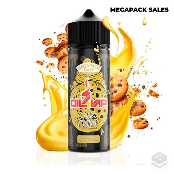 MEGAPACK DE SALES COOKIE CUSTARD OIL4VAP