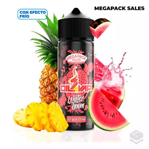 MEGAPACK NICOTINE SALTS WATERBOOM OIL4VAP