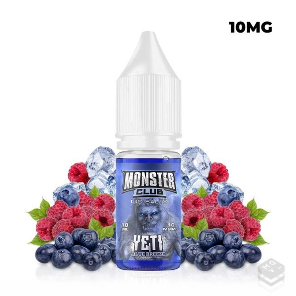 SALES DE NICOTINA YETI BLUE BREEZE MONSTER CLUB 10ML