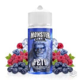 YETI BLUE BREEZE MONSTER CLUB 100ML VAPE E LIQUID