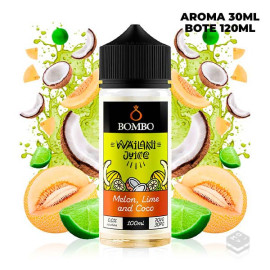 FLAVOUR MELON, LIME AND COCO WAILANI JUICE BY BOMBO 30ML