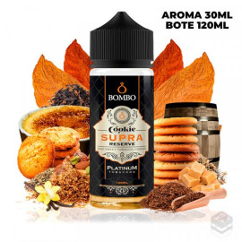 AROMA COOKIE SUPRA RESERVE PLATINUM TOBACCOS BY BOMBO 30ML LONGFILL