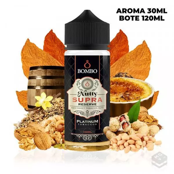 AROMA NUTTY SUPRA RESERVE PLATINUM TOBACCOS BY BOMBO 30ML