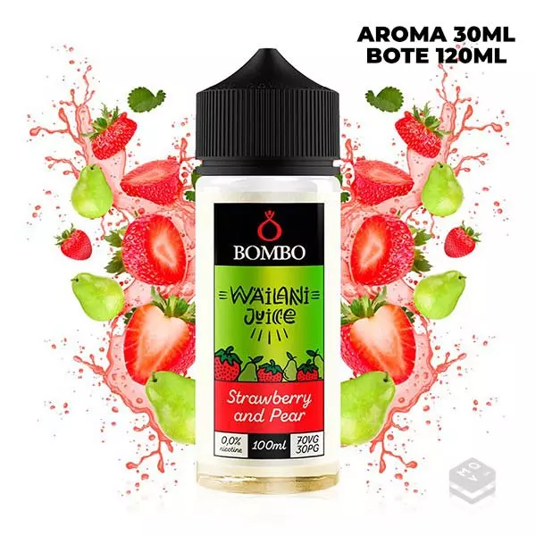 AROMA STRAWBERRY AND PEAR WAILANI JUICE BY BOMBO 30ML