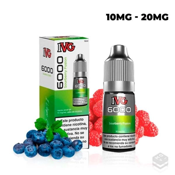 SOURBERRY FUSION IVG 6000 SALTS 10ML VAPE