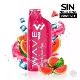 DISPOSABLE POD BUD VAPE WAVE MAX 8000 WATERMELON ICE  0MG