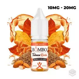 TABACO RUBIO ALMENDRADO PLATINUM TOBACCOS BOMBO 10ML NICOTINE SALTS