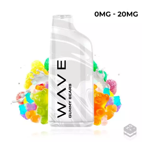 DISPOSABLE POD BUD VAPE WAVE 800 GUMMY BEARS