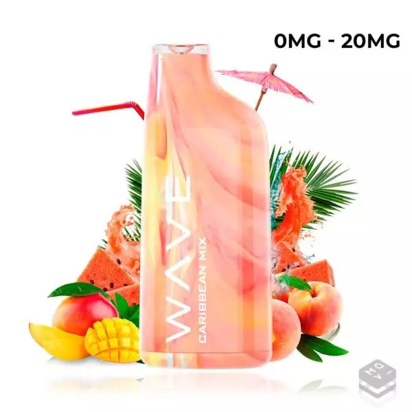 POD DESECHABLE BUD VAPE WAVE 800 CARIBBEAN MIX