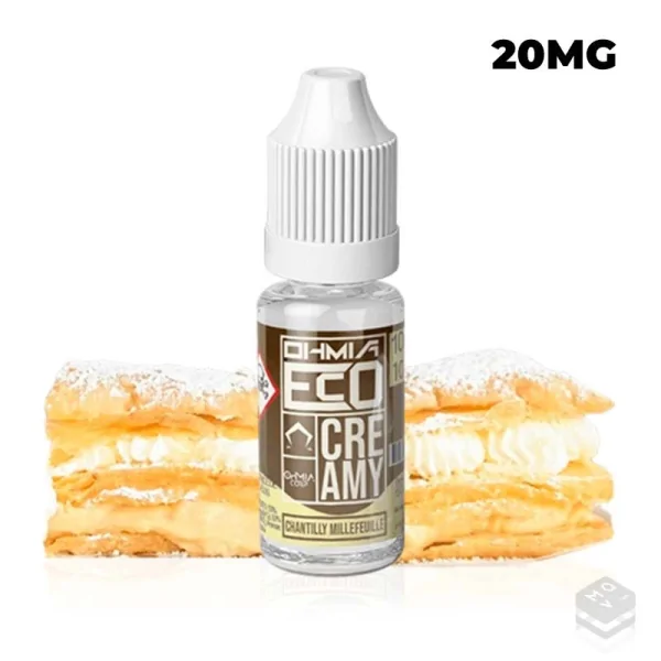 NICOTINE SALTS VANILLA WAFFLE OHMIA ECO CREAMY 10ML