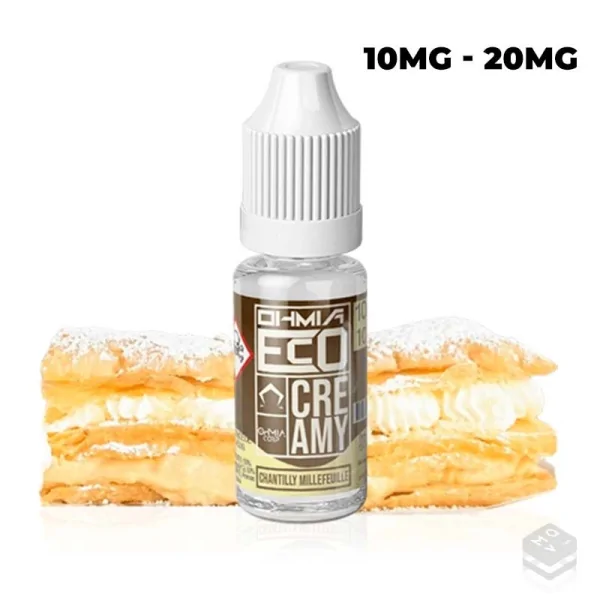 NICOTINE SALTS VANILLA WAFFLE OHMIA ECO CREAMY 10ML