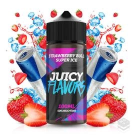 STRAWBERRY BULL SUPER ICE 100ML BY JUICY FLAVORS VAPE