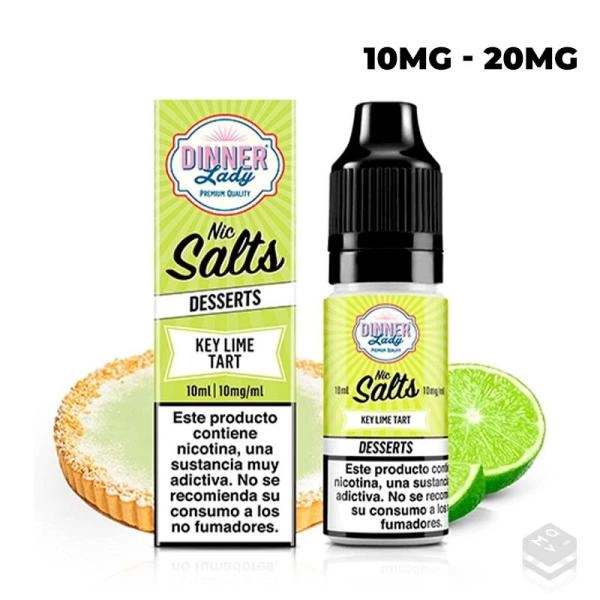 NICOTINE SALTS DINNER LADY KEY LIME TART 10ML VAPE