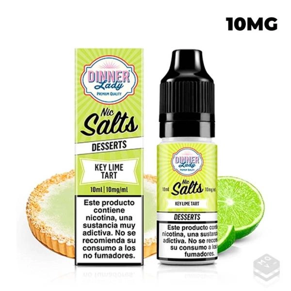 NICOTINE SALTS DINNER LADY KEY LIME TART 10ML VAPE