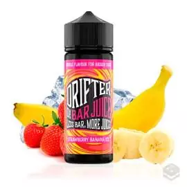 E-LIQUID DRIFTER BAR STRAWBERRY BANANA ICE  JUICE SAUZ 100ML