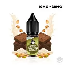 SALES DE NICOTINA BROWNIE CHOCOLATE BLANCO CON PISTACHO LA YAYA SALT 10ML