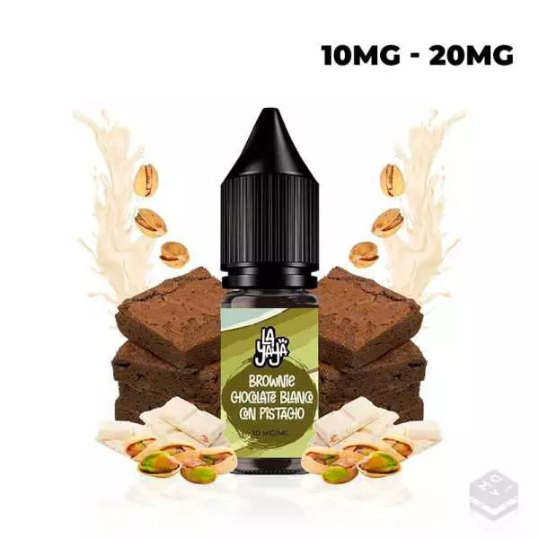 NICOTINE SALTS BROWNIE CHOCOLATE BLANCO CON PISTACHO LA YAYA SALT 10ML