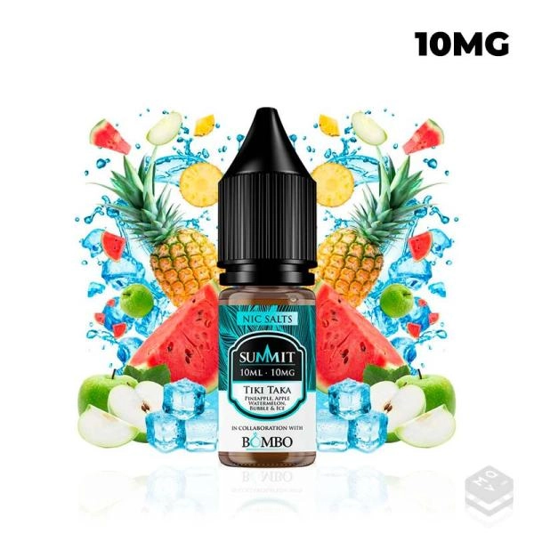 SALES DE NICOTINA TIKI TAKA SUMMIT & BOMBO 10ML